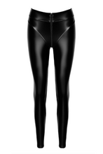 Load image into Gallery viewer, Women&#39;s full zip leggings from Noir Handmade MissBeHaved Collection