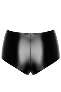 NEU WETLOOK DAMENSHORTS F335