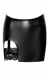 Women's skirt with zipper from Noir Handmade MissBeHaved Collection