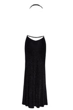 Load image into Gallery viewer, langes Damenkleid Onyx Liquid F373
