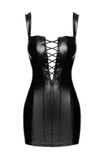 Load image into Gallery viewer, Wetlook Mini- Damenkleid mit Schnürung F363