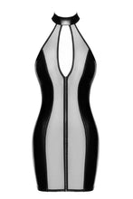 Load image into Gallery viewer, Luxuria Crystal Sheer Mini- Damenkleid F370