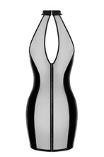 Load image into Gallery viewer, Luxuria Crystal Sheer Mini- Damenkleid F370