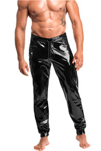 Load image into Gallery viewer, Long men's pants made of elastic PVC