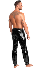 Load image into Gallery viewer, Long men's pants made of elastic PVC