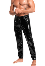 Load image into Gallery viewer, Long men's pants made of elastic PVC