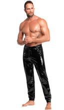Load image into Gallery viewer, Long men's pants made of elastic PVC