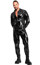 Load image into Gallery viewer, Long men's pants made of elastic PVC