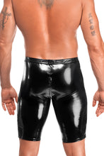 Load image into Gallery viewer, Men's shorts in power wet look and 3D mesh