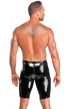 Load image into Gallery viewer, Men's shorts in power wet look and 3D mesh