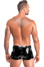 Load image into Gallery viewer, Men's shorts in power wet look and 3D mesh
