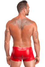 Load image into Gallery viewer, Men's shorts in power wet look and 3D mesh