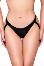 Load image into Gallery viewer, NEU Troublemaker Strappy Damenpanties schwarz F393