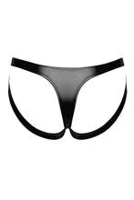 Load image into Gallery viewer, NEU Troublemaker Strappy Damenpanties schwarz F393