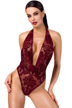 Load image into Gallery viewer, Damenbody Kink Royal mit Wasserfallausschnitt F386