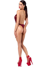 Load image into Gallery viewer, Damenbody Kink Royal mit Wasserfallausschnitt F386