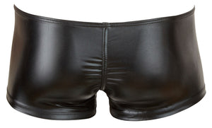 Men's boxer shorts made of wet look