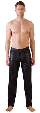 Herrenhose aus Wetlook - Weiblichkeit mit Stil