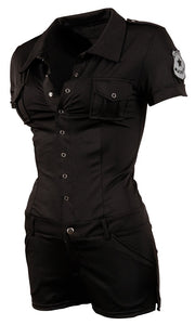 Polizei-Kostüm Damenoverall,  in Übergrößen (Auslaufartikel)
