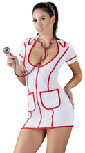 Laden Sie das Bild in den Galerie-Viewer, Krankenschwester-Kostüm Kleid, in Übergrößen (Auslaufmodell)