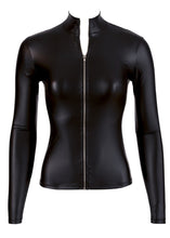 Load image into Gallery viewer, Wetlook long-sleeved women&#39;s top with zipper