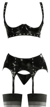 Load image into Gallery viewer, Bra set, in plus sizes, made of vinyl