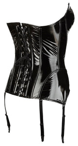 Full-breasted corsets, in plus sizes, made of vinyl
