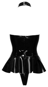 Ladies' body, in plus sizes, made of vinyl with a skirt sewn on