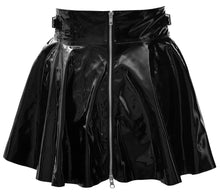 Load image into Gallery viewer, Mini women&#39;s skirt, in plus sizes, made of vinyl
