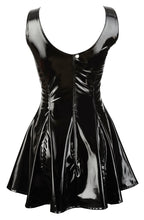 Load image into Gallery viewer, Vinyl mini dress for women, in plus sizes