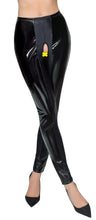 Load image into Gallery viewer, Women&#39;s leggings, in plus sizes, made of vinyl