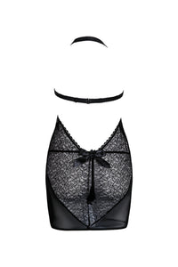 black negligee, in plus sizes