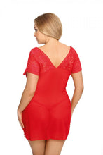 Load image into Gallery viewer, red negligee, plus sizes