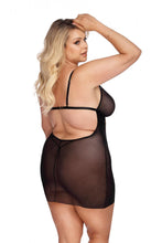 Load image into Gallery viewer, leo-colored babydoll, in plus sizes