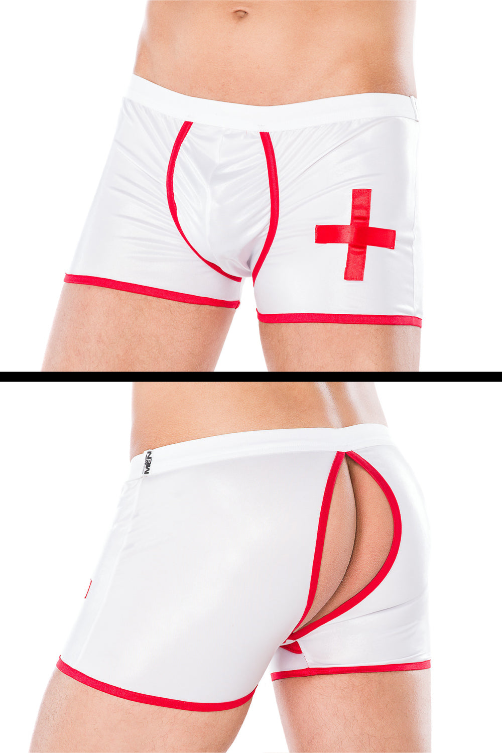 weiße Boxershorts - Weiblichkeit mit Stil