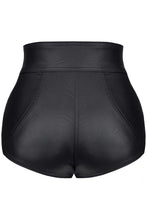 Load image into Gallery viewer, black women&#39;s shorts from Demoniq Black Rose 2.0 Collection