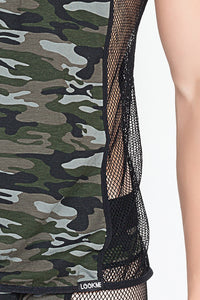 camouflage V-Herrenshirt - Weiblichkeit mit Stil