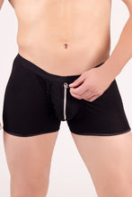 Load image into Gallery viewer, schwarzer Boxershorts - Weiblichkeit mit Stil