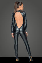 Load image into Gallery viewer, Women&#39;s low back jumpsuit from Noir Handmade MissBehaved Collection