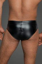 Load image into Gallery viewer, Men&#39;s full zip shorts from Noir Handmade MissBehaved Collection