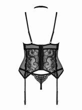 Load image into Gallery viewer, Elizenes suspender set with garter belt and sexy thong