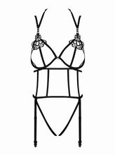 Laden Sie das Bild in den Galerie-Viewer, Badossa Offener Bodysuit Harness-Set