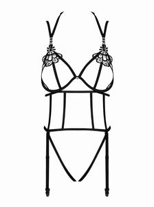 Badossa Offener Bodysuit Harness-Set