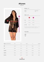 Load image into Gallery viewer, Allunes kimono, plus sizes crotchless leopard print