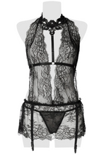 Load image into Gallery viewer, Lace erotic set by Gray Velvet