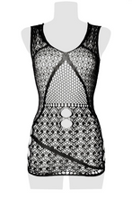 Load image into Gallery viewer, Fishnet dress by Gray Velvet