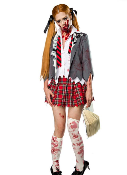 Zombiekostüm: Zombie Schoolgirl