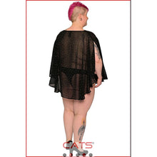 Load image into Gallery viewer, Chiffon women&#39;s dress, in plus sizes with metal applications