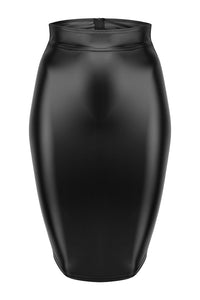schwarzes Damenrock, in Übergrößen - Weiblichkeit mit Stil