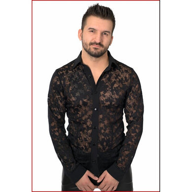 Soft lace men's shirt